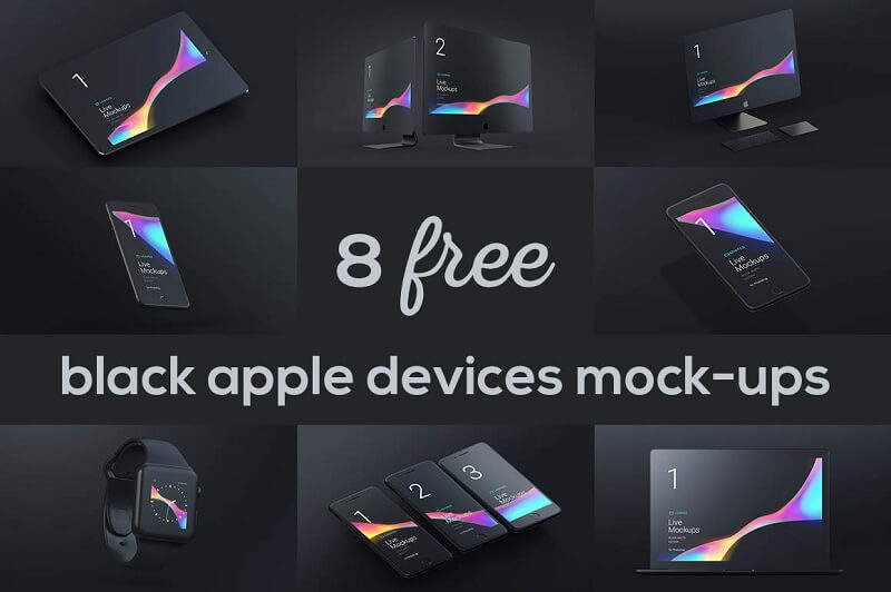 8 Free Black Matte Devices
