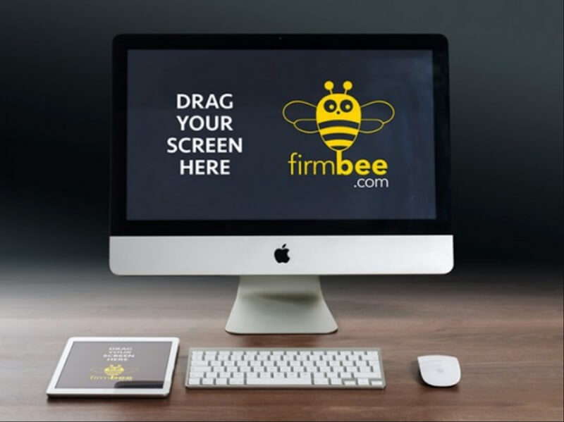 Apple devices mockups on Firmbee