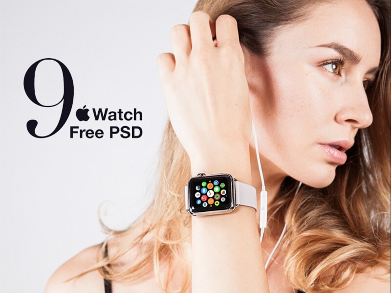 Collection of Girl with Apple Watch 