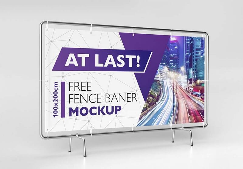 Download 17 Best Free Banner Mockups Digitaltemplatemarket PSD Mockup Templates