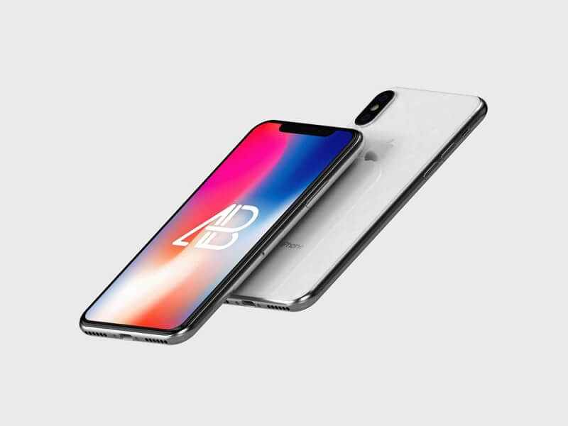 Floating iPhone X