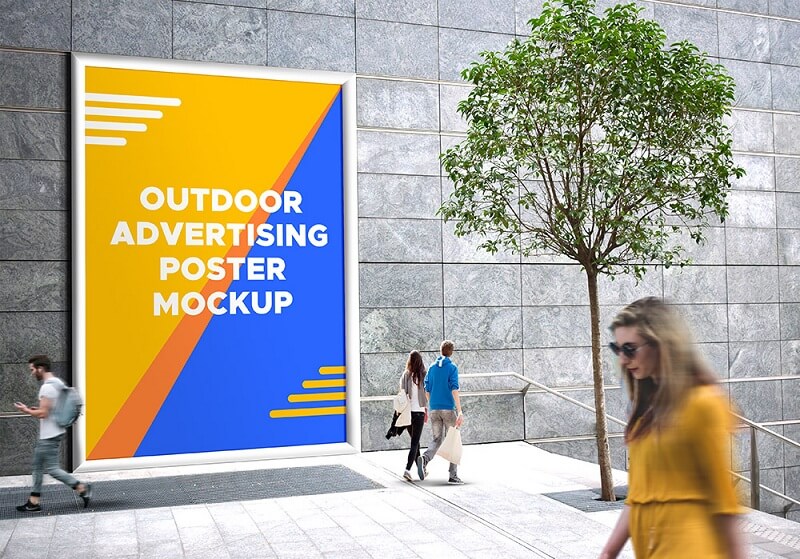 Outdoor Advertising Poster