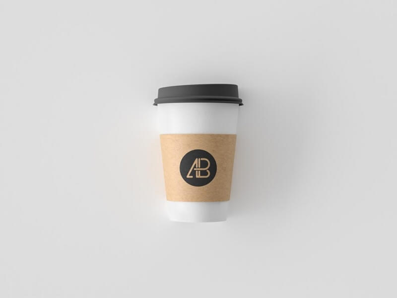 Paper Coffee Cup with Plastic Lid