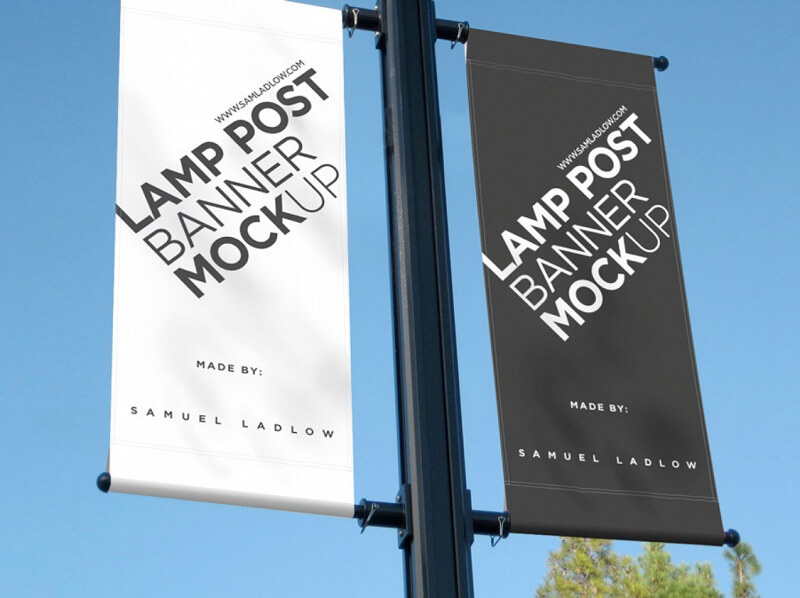 Smart Lamp Post Banner 
