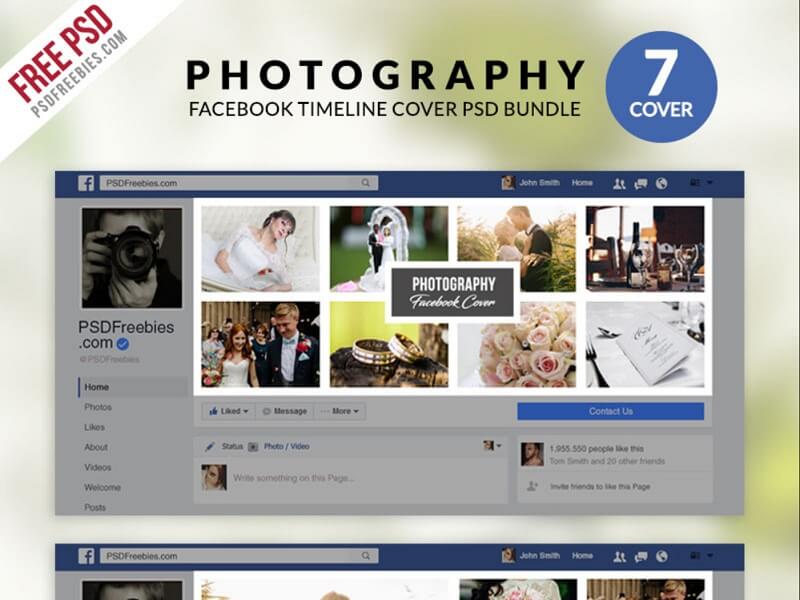 Facebook Timeline Cover PSD Bundle