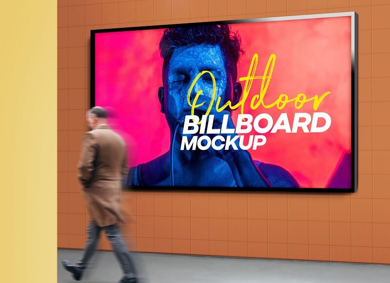 Outdoor Advertising Wall Mounted Billboard