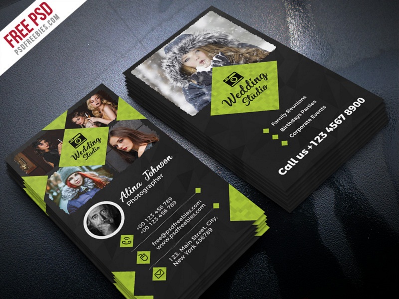 Photographer Business Card Template