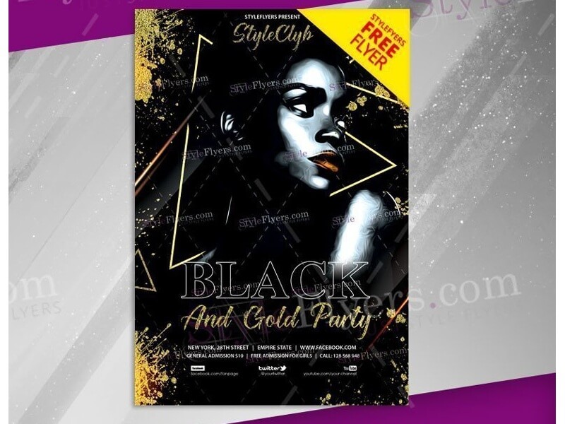 Black And Gold Party