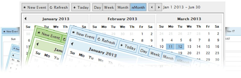 Calendar Event Multi View