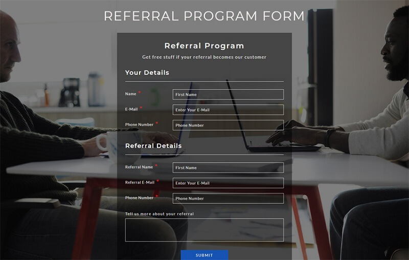Referral Program Form