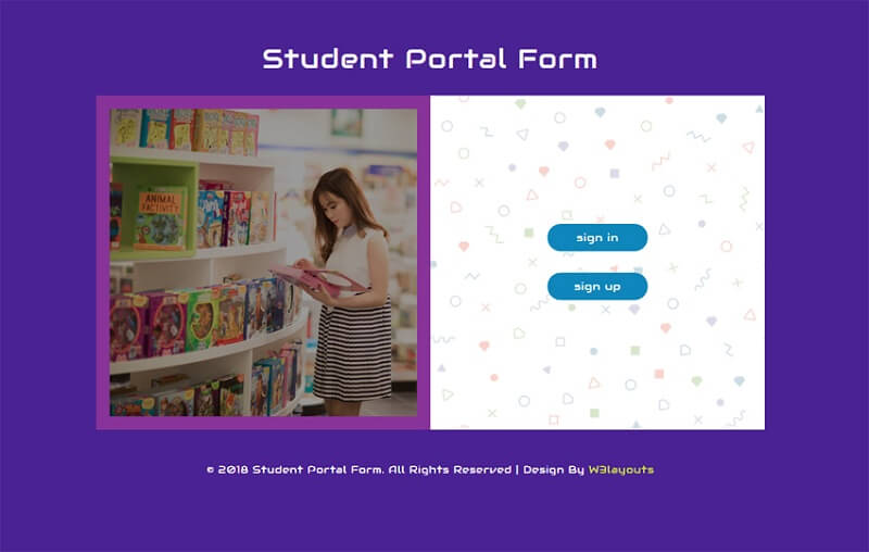 Student Portal Form