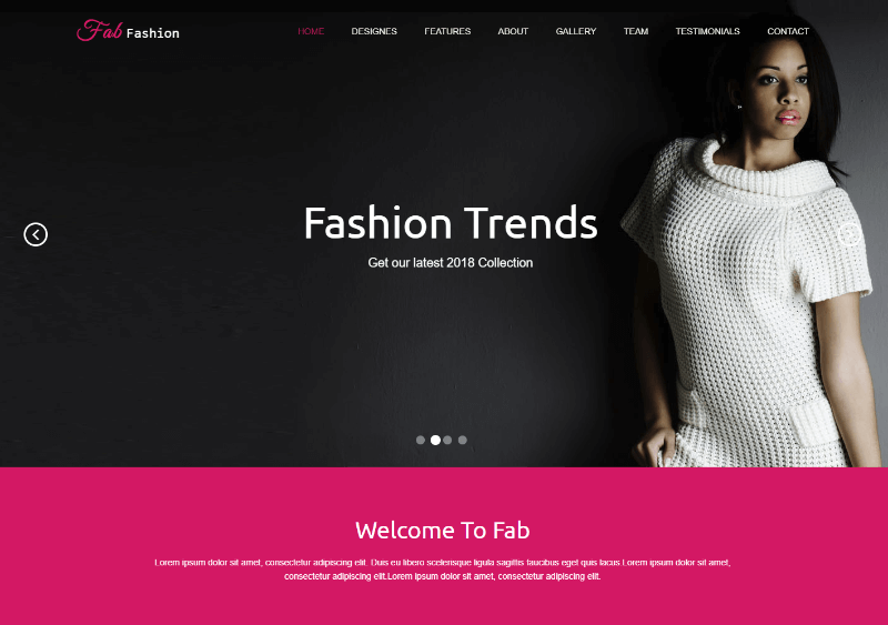 Fashion Website Template