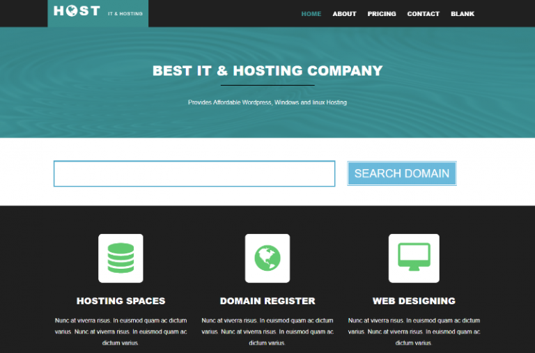 25 Best Free Hosting HTML Website Templates 2020