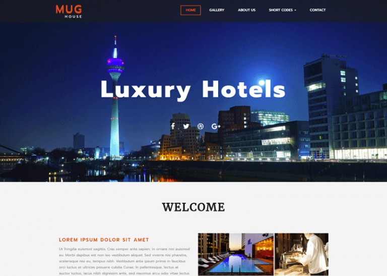 25 Best Free Hotel Booking HTML Website Templates 2024