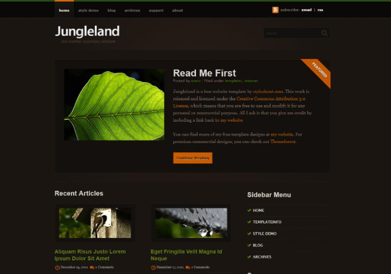 25 Best Free Blog HTML Website Templates 2024 - DigitalTemplateMarket