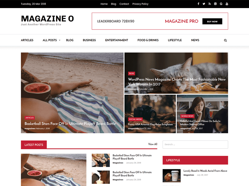 21 Best Free Magazine WordPress Themes 2022 - Digital Template Market