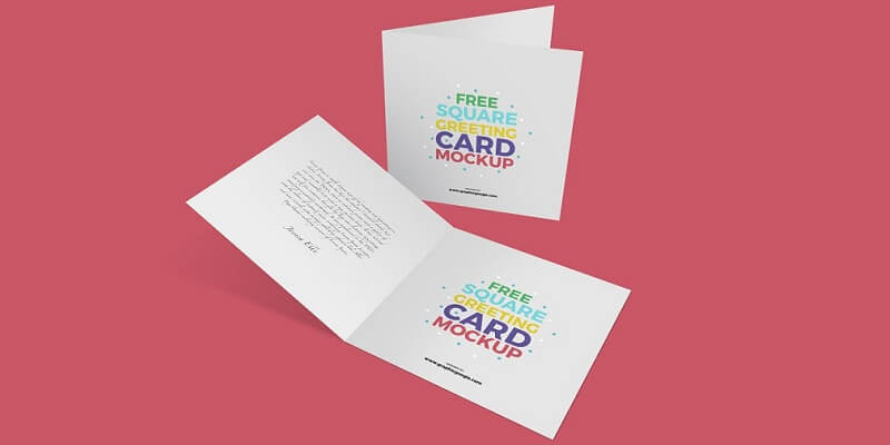 Free Greeting Card Mockups