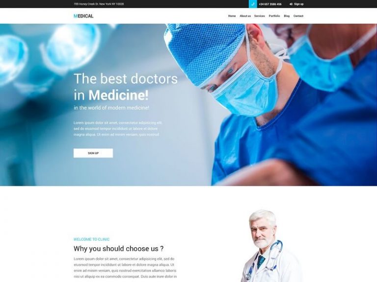 9 Best Free Medical PSD site Templates DigitalTemplateMarket