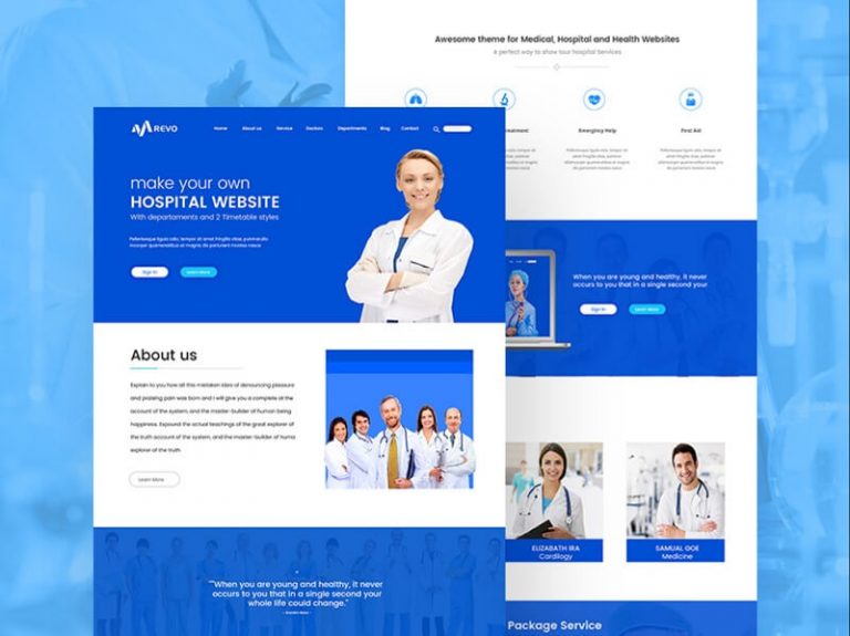 9 Best Free Medical PSD Website Templates - DigitalTemplateMarket