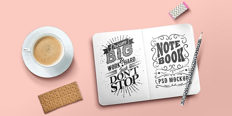 Download 21 Best Free Sketchbook Mockups For Creative Mind