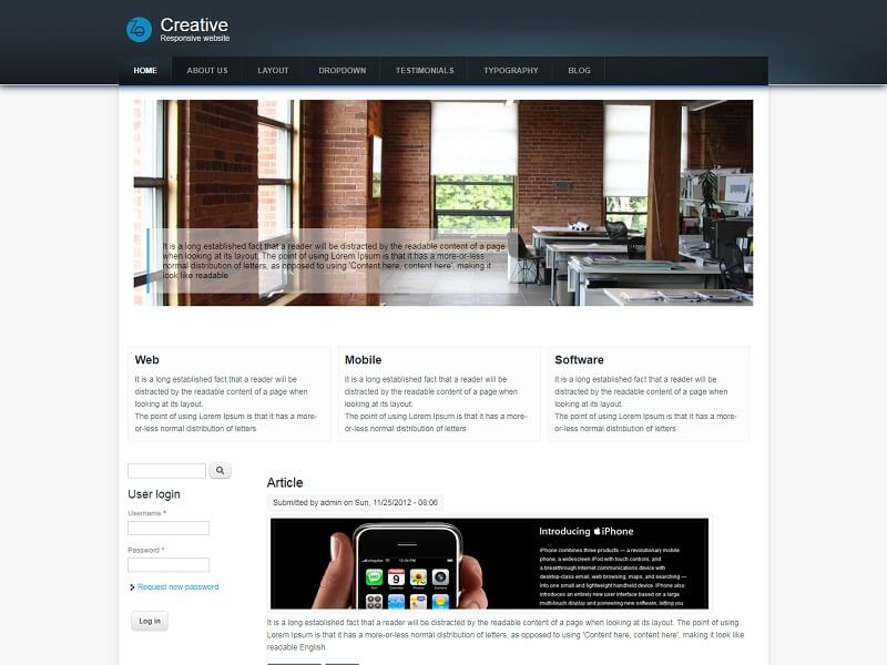 23 Best Free Drupal Themes 2020 - Digital Template Market