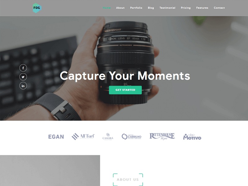 Free Photography WordPress Themes