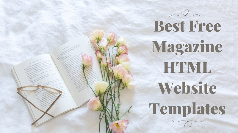 Free Magazine HTML Website Templates