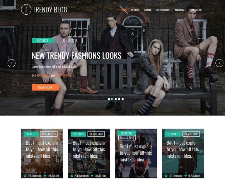 25 Best Free Blog HTML Website Templates 2024 - DigitalTemplateMarket