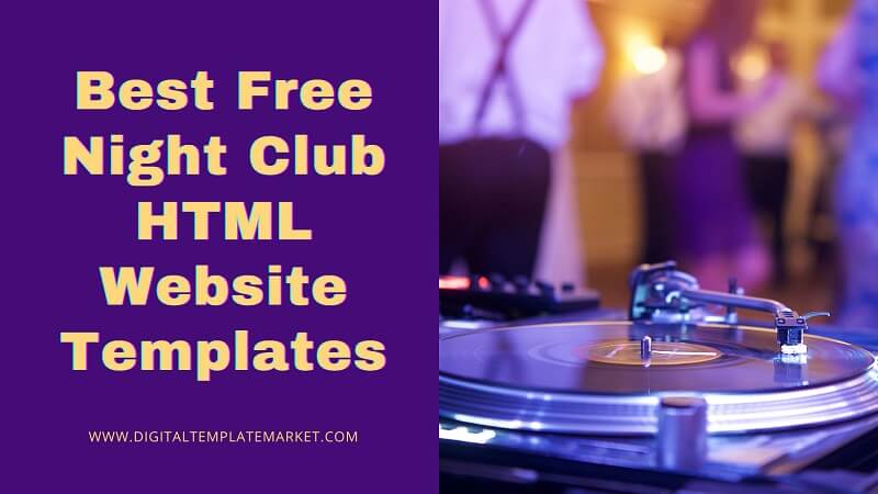 Free Night Club HTML Website Templates