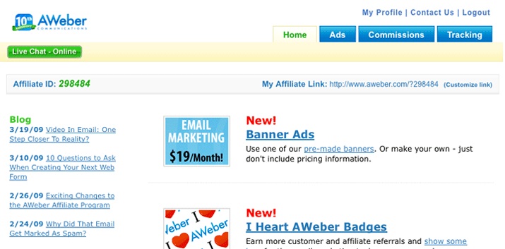 Aweber Affiliate
