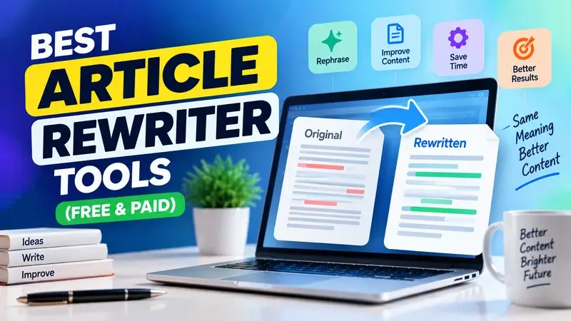 Best Article Rewriter Tools in 2026: Free & Paid
