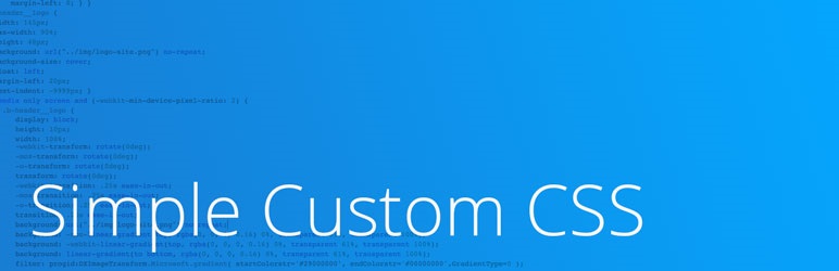 Simple Custom CSS