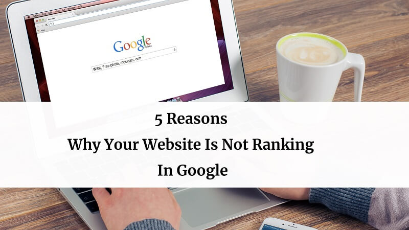 Why Your Website Is Not Ranking In Google