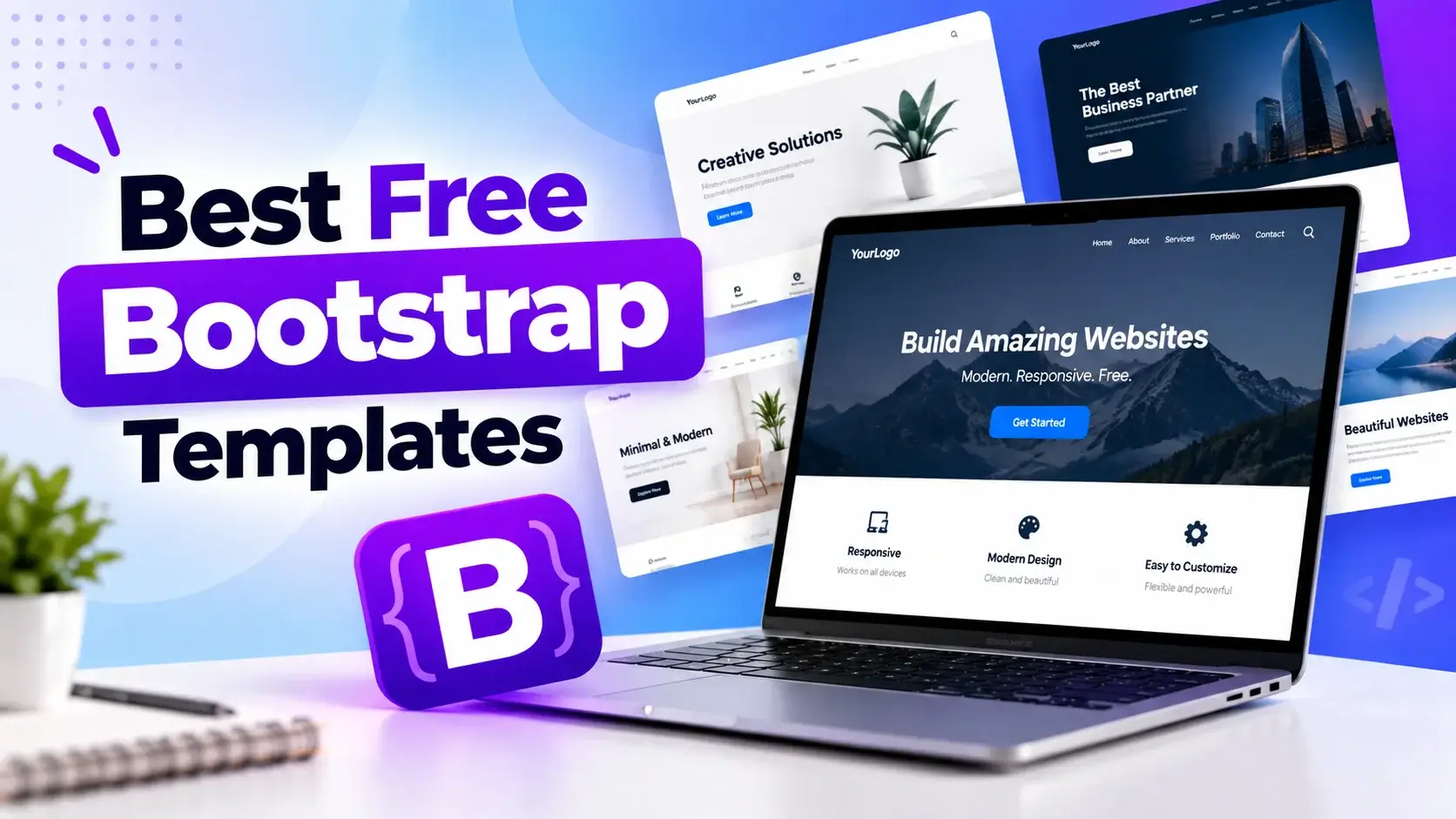 Best Free Bootstrap Templates | Digital Template Market
