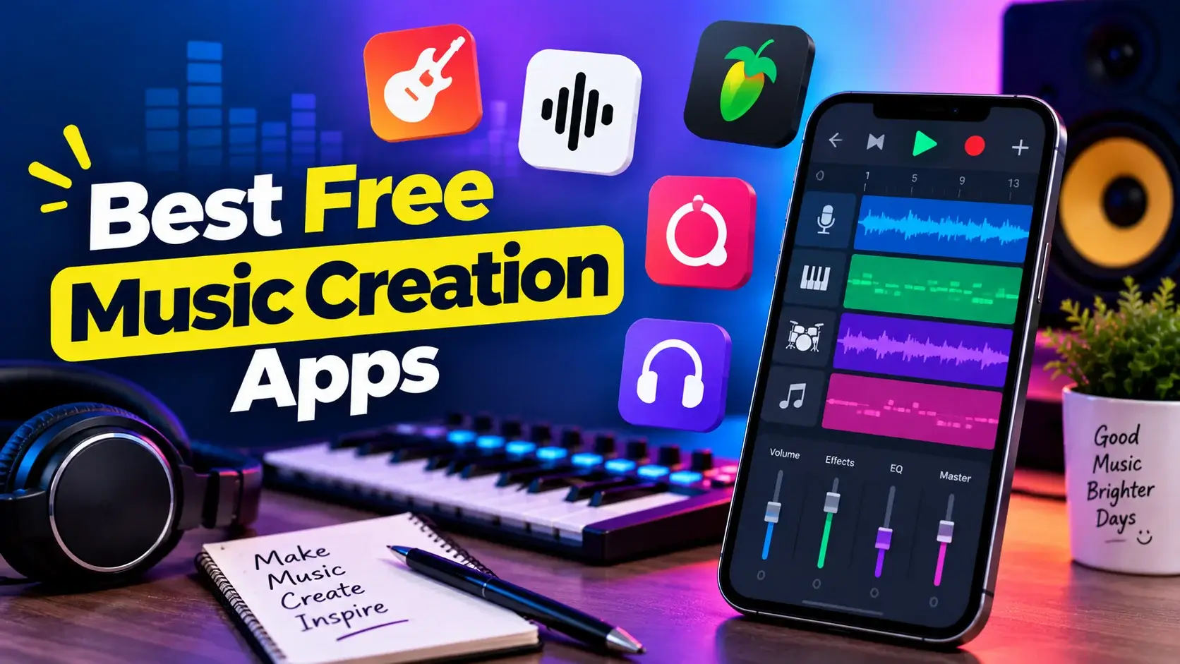Best Free Music Creation Apps | Digital Template Market
