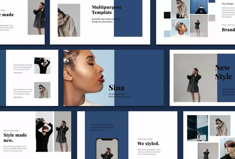 SINA – Powerpoint Style Template