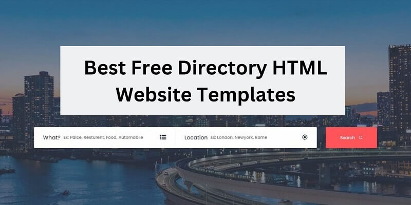 Free Directory HTML Website Templates