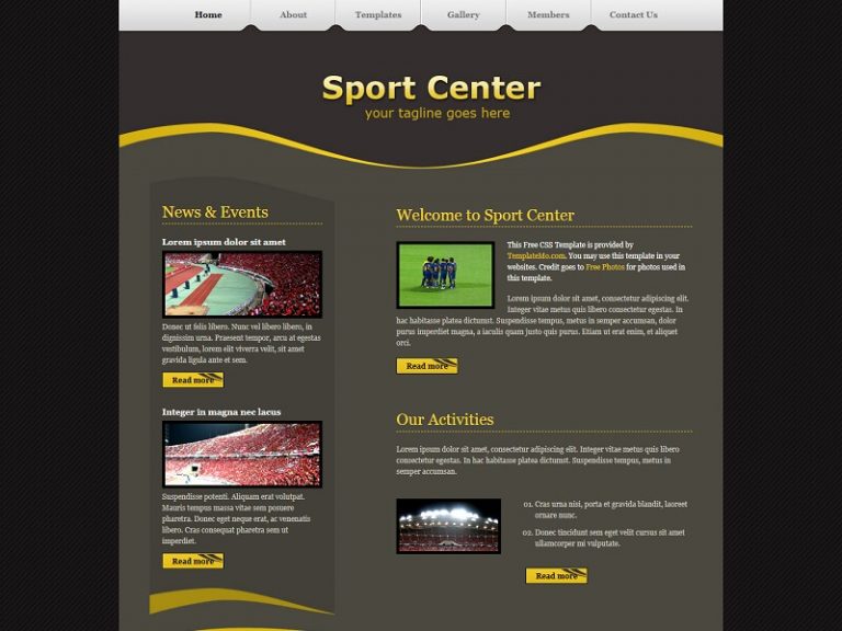 12 Best Free Sports HTML Website Templates In 2025