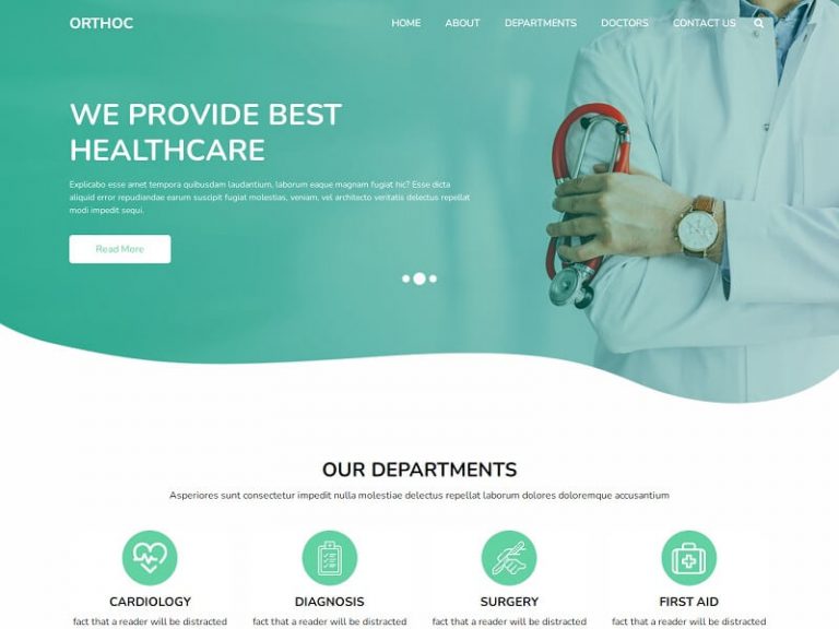17 Best Free Health Medical HTML Website Templates In 2025