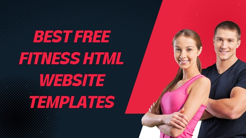 Free Fitness HTML Website Templates