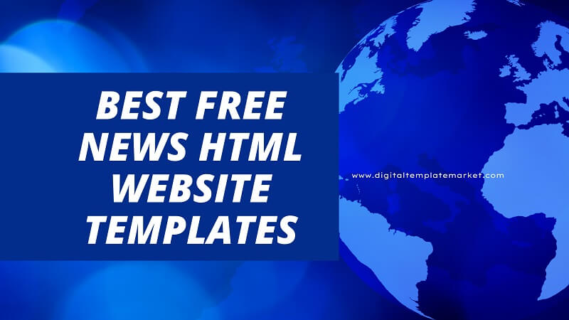 Free News HTML Website Templates