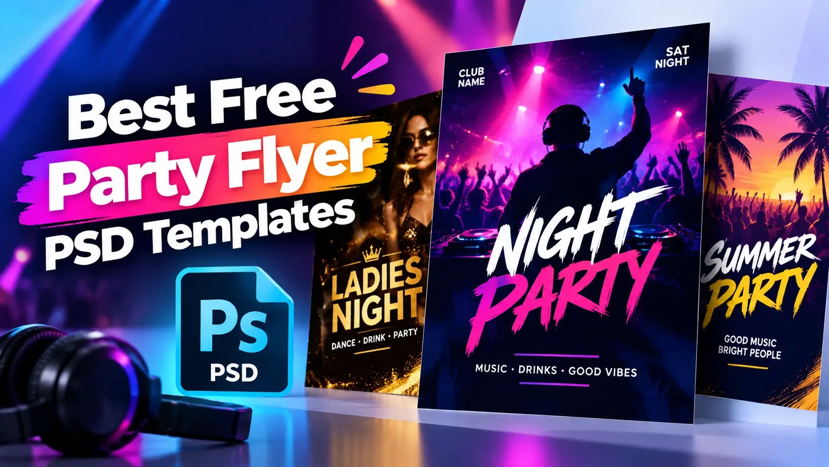 Best Free Party Flyer PSD Templates for Creative Designs
