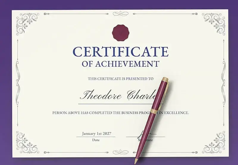 Free Certificate / Diploma Mockup PSD Set
