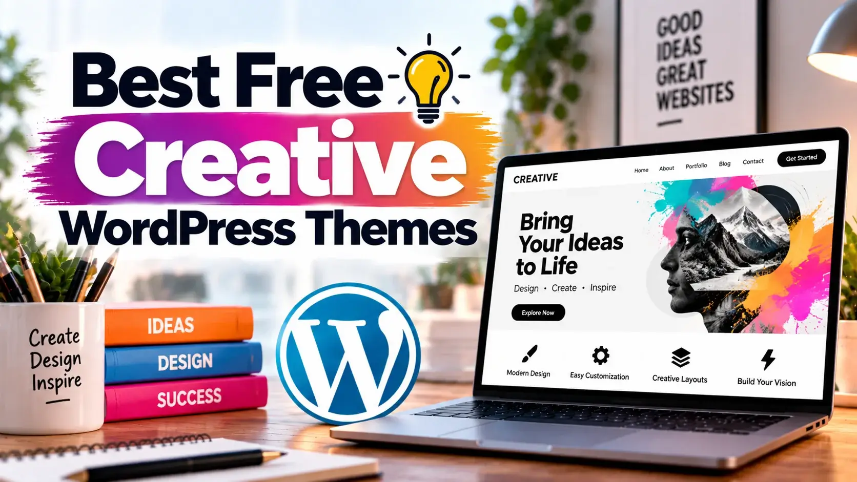 Best Free Creative WordPress Themes for Stunning Websites