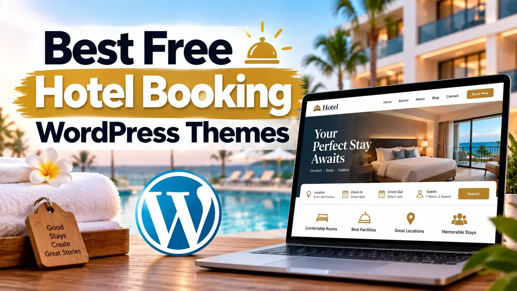 Best Free Hotel Booking WordPress Themes for Hotels