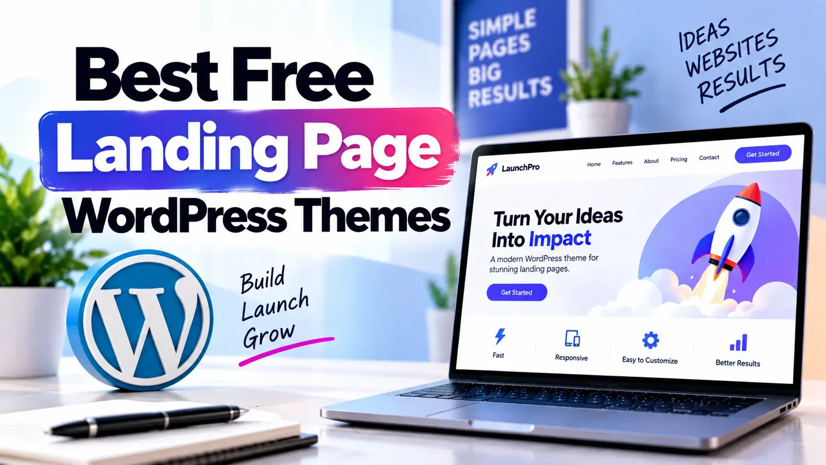 Best Free Landing Page WordPress Themes for Your Website