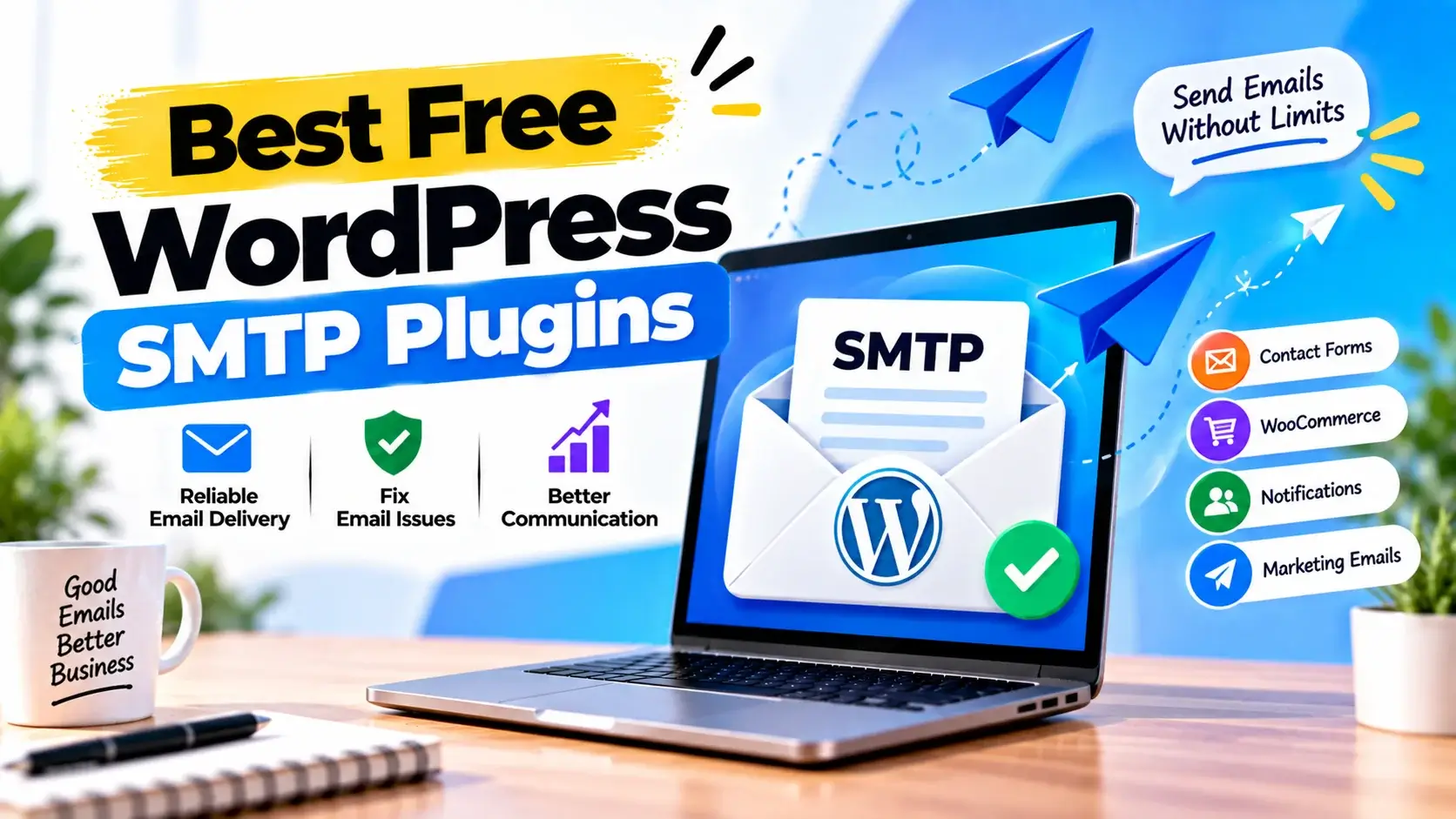 Best Free WordPress SMTP Plugins for Reliable Email Delivery