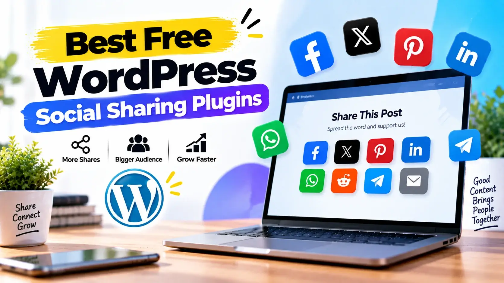 Best Free WordPress Social Sharing Plugins for Your Website