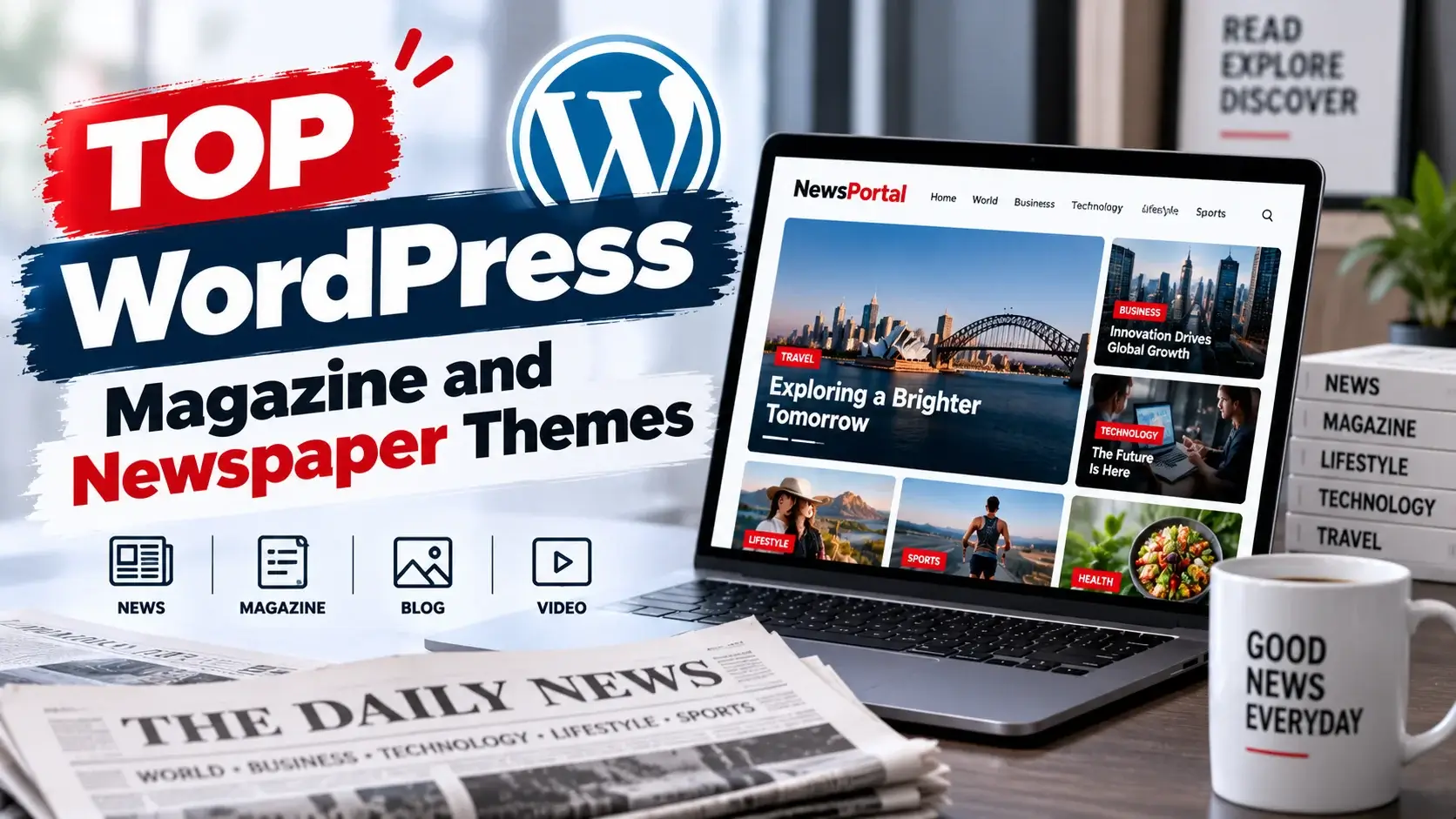 Top WordPress Magazine and Newspaper Themes