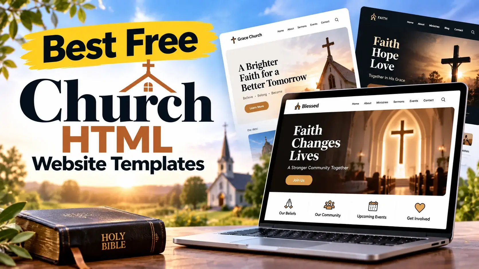 Best Free Church HTML Website Templates